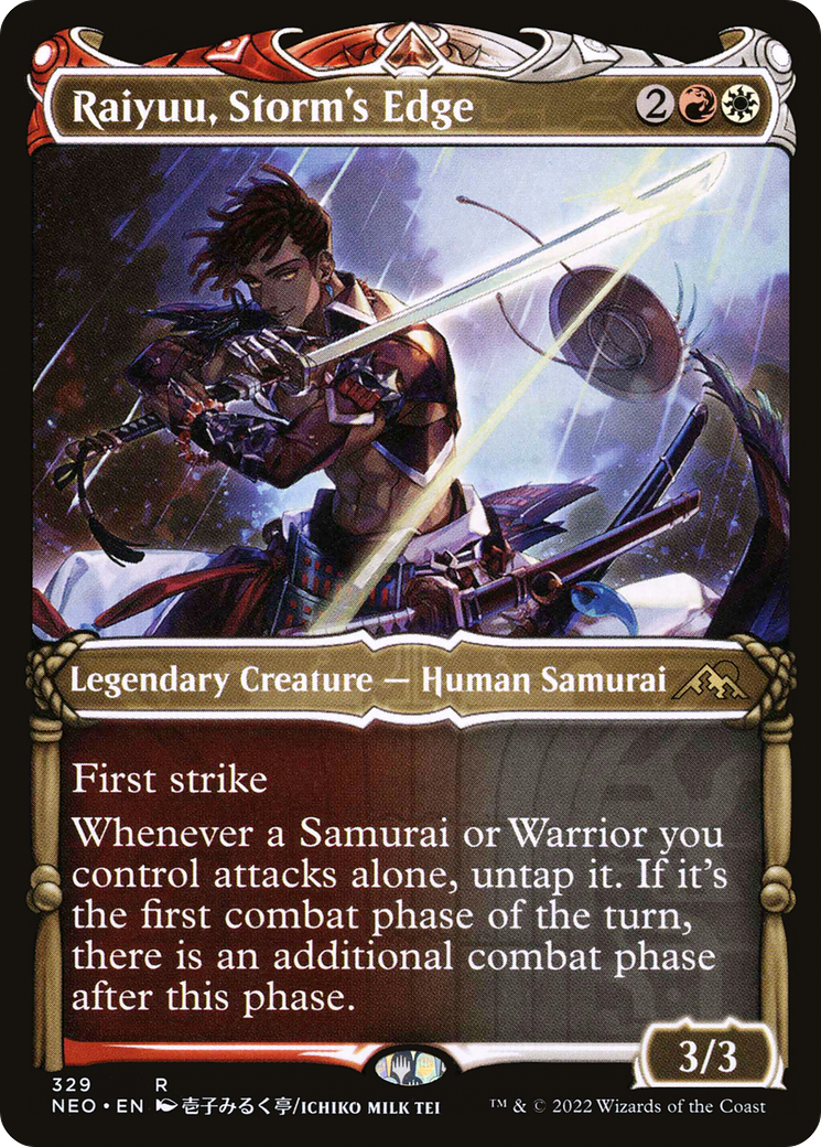 Image of Raiyuu, Storm's Edge (Showcase Samurai) [Kamigawa: Neon Dynasty]