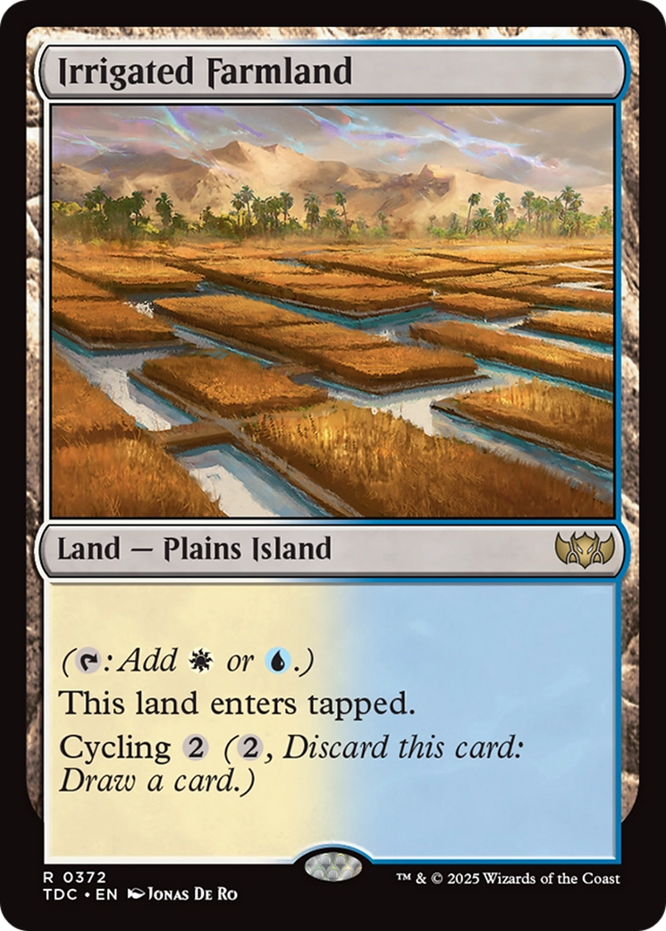 Image of Irrigated Farmland [Tarkir: Dragonstorm Commander]