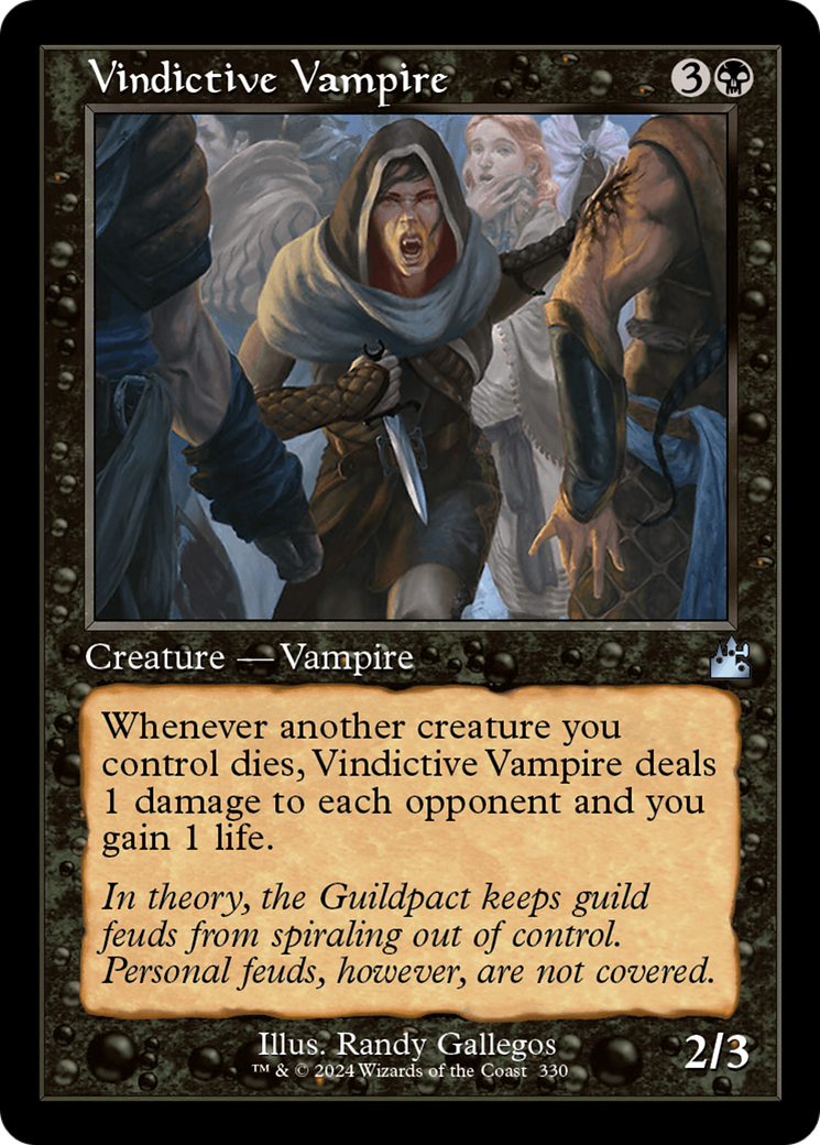 Image of Vindictive Vampire (Retro Frame) [Ravnica Remastered]