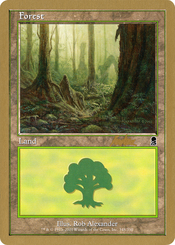 Image of Forest (bk348) (Brian Kibler) [World Championship Decks 2002]