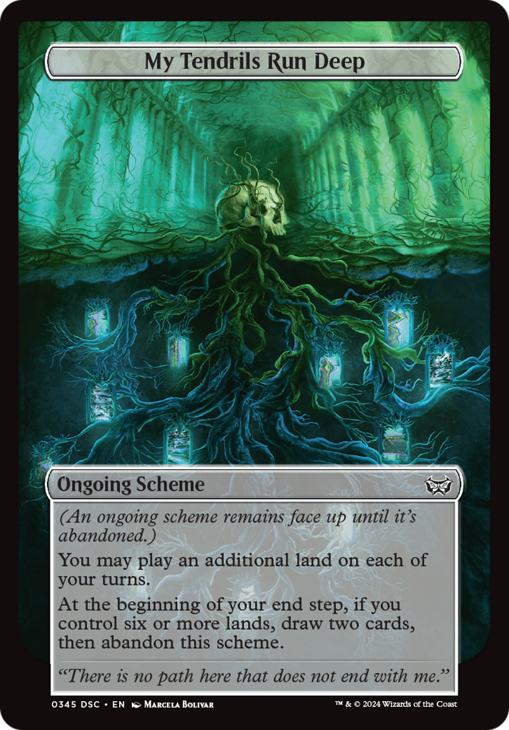 Image of My Tendrils Run Deep (Full Art) [Duskmourn: Archenemy]