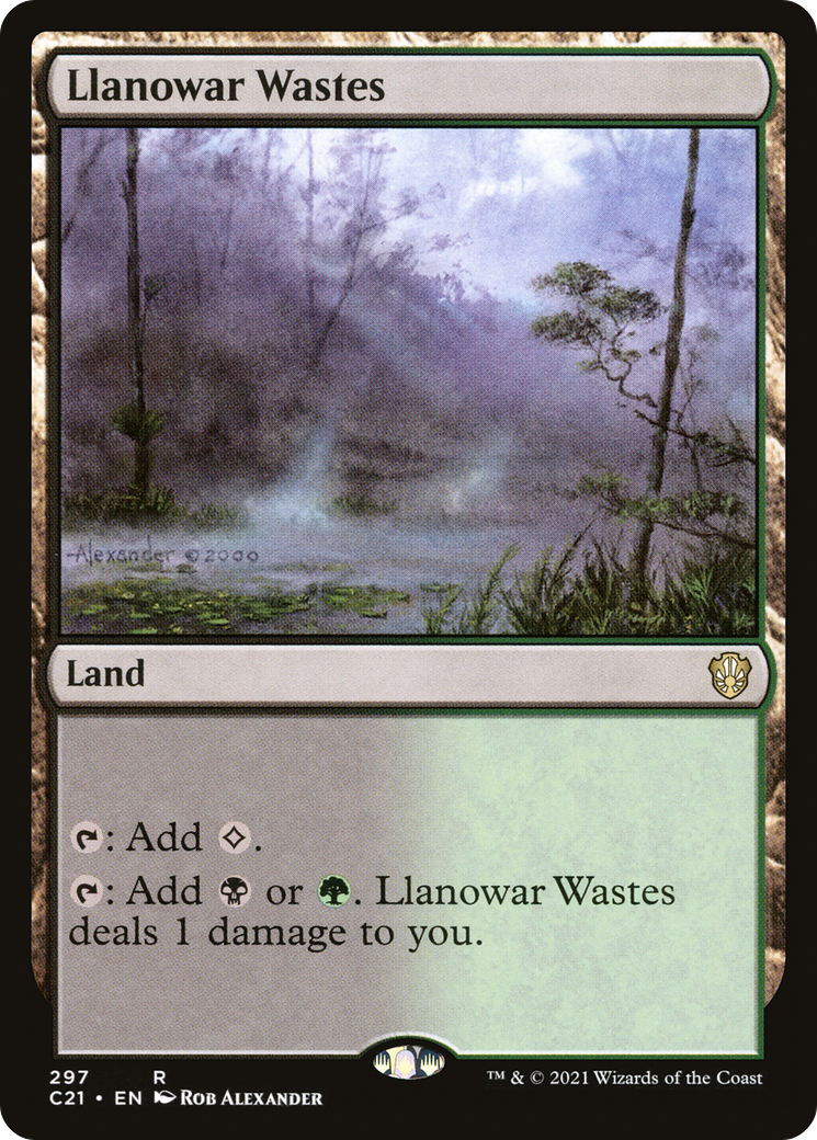 Image of Llanowar Wastes [Commander 2021]