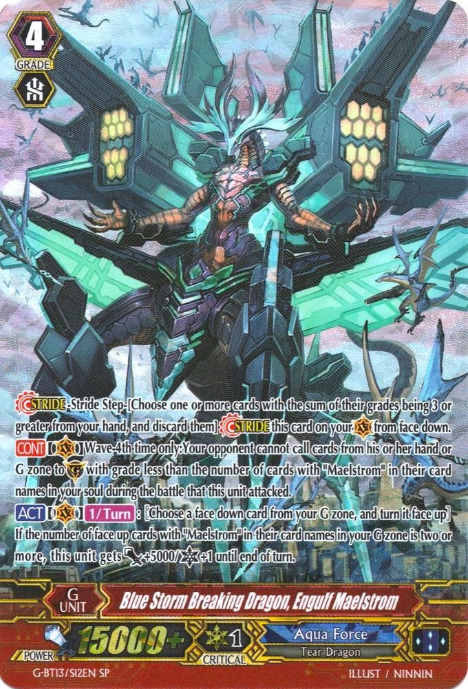Image of Blue Storm Breaking Dragon, Engulf Maelstrom (G-BT13/S12EN) [Ultimate Stride]