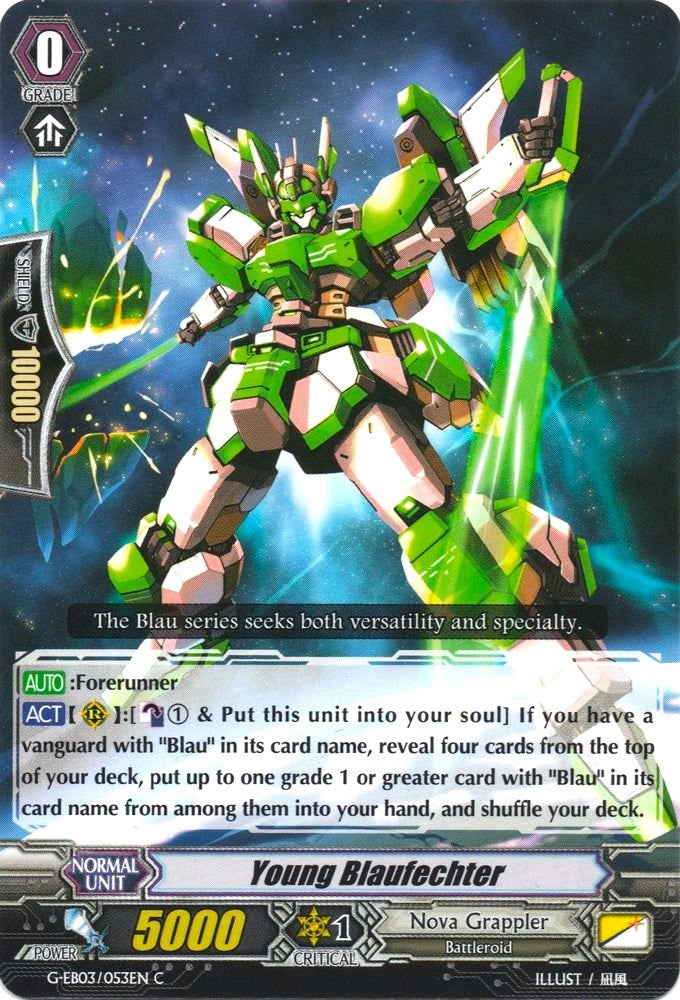 Image of Young Blaufechter (G-EB03/053EN) [The GALAXY STAR GATE]