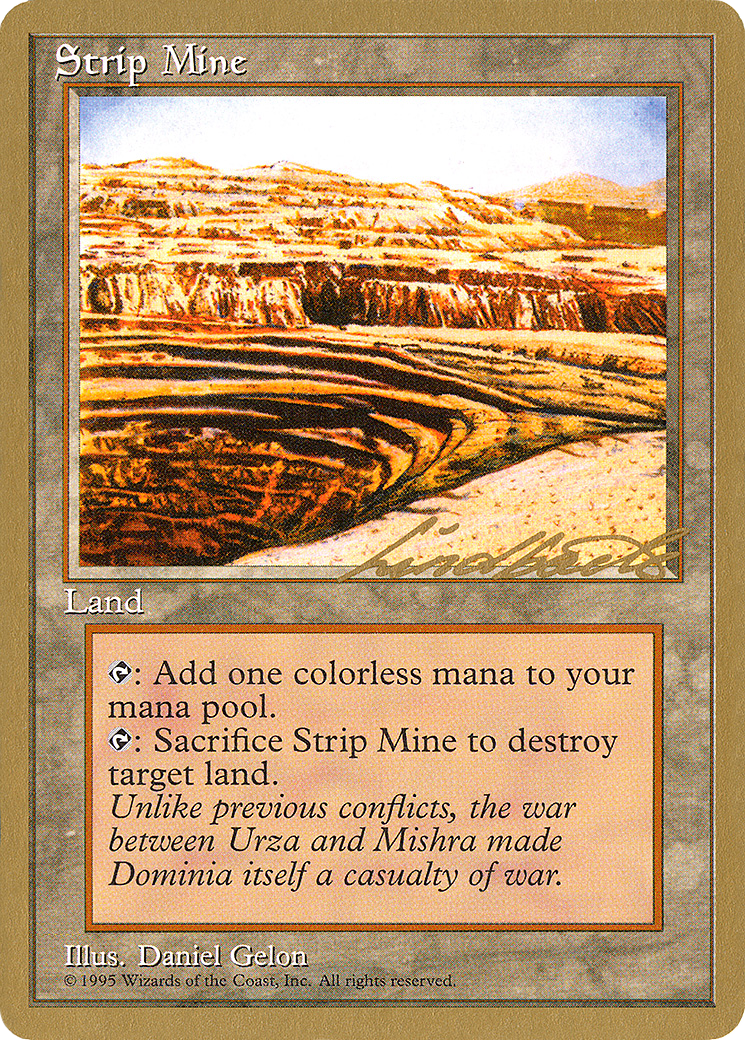 Image of Strip Mine (Leon Lindback) [Pro Tour Collector Set]