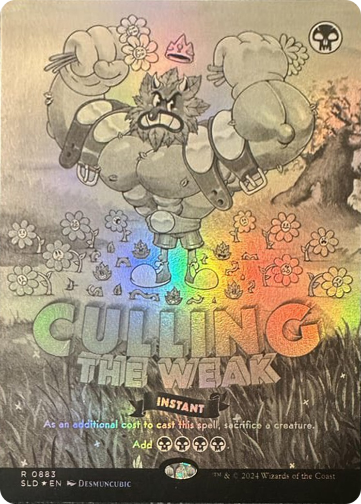 Image of Culling the Weak (Black & White Foil) [Secret Lair Drop Series]