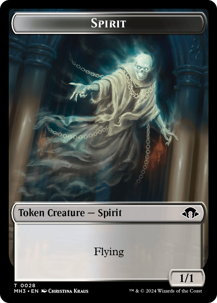 Image of Eldrazi Spawn // Spirit (0028) Double-Sided Token [Modern Horizons 3 Tokens]