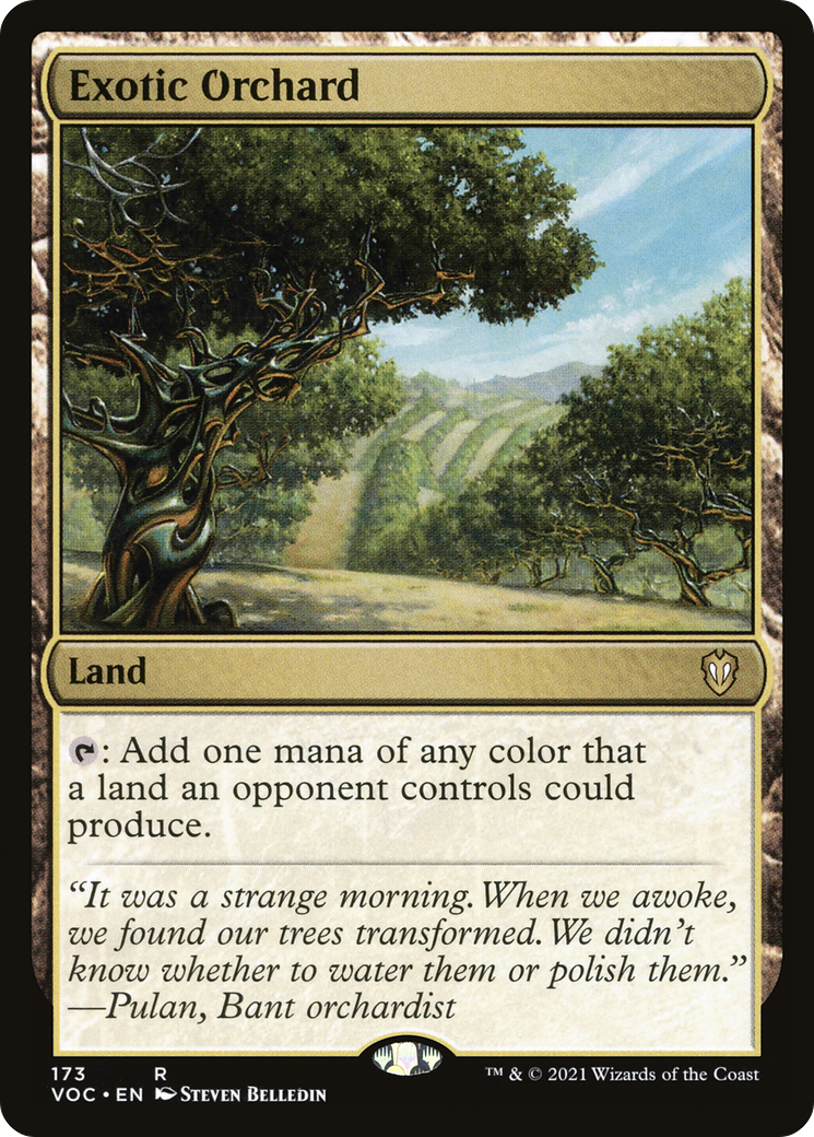 Image of Exotic Orchard [Innistrad: Crimson Vow Commander]