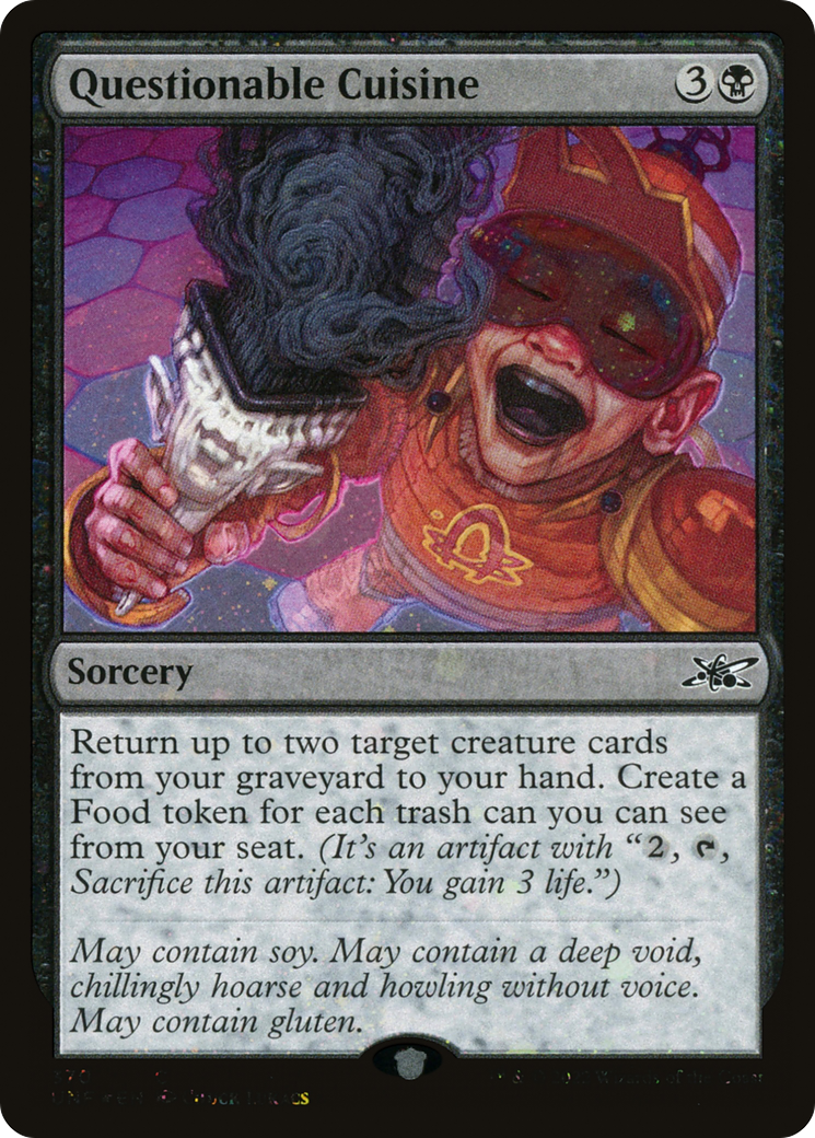 Image of Questionable Cuisine (Galaxy Foil) [Unfinity]