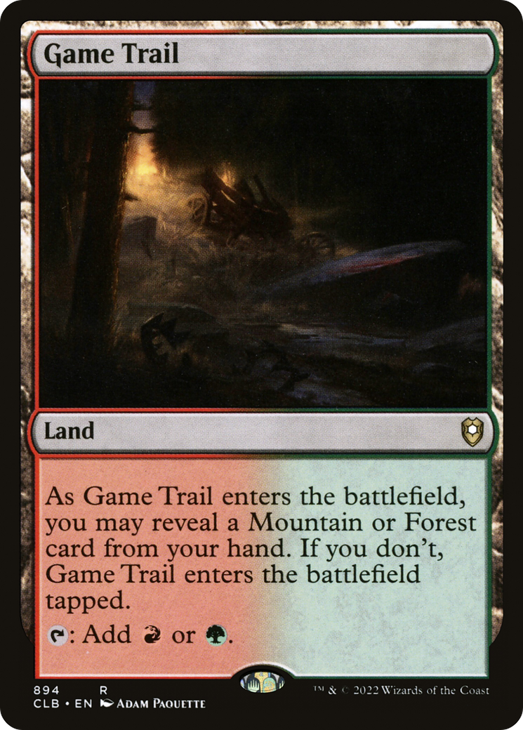 Image of Game Trail [Commander Legends: Battle for Baldur's Gate]