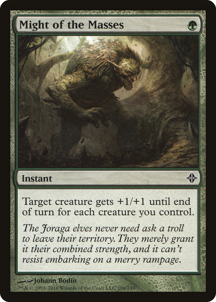Image of Might of the Masses [Rise of the Eldrazi]