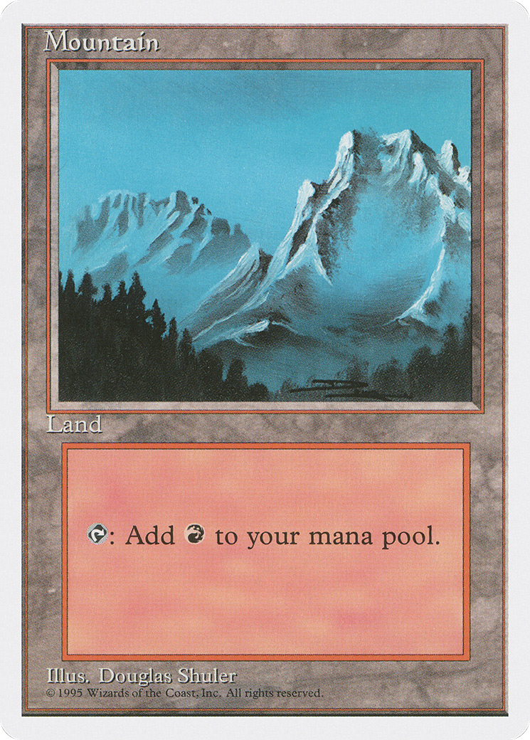 Image of Mountain (Snow Top / Highest Point on Right) [Fourth Edition]