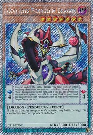 Image of Odd-Eyes Pendulum Dragon [CT12-EN001] Secret Rare