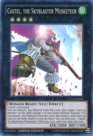 Image of Castel, the Skyblaster Musketeer [CT12-EN006] Super Rare