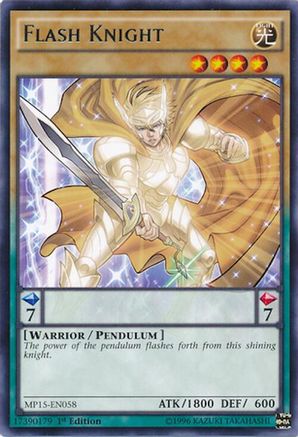 Image of Flash Knight [MP15-EN058] Rare
