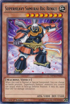 Image of Superheavy Samurai Big Benkei [MP15-EN069] Rare