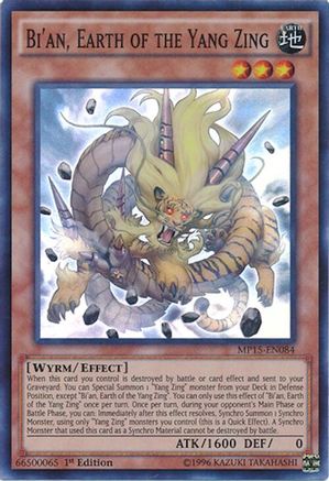 Image of Bi'an, Earth of the Yang Zing [MP15-EN084] Super Rare