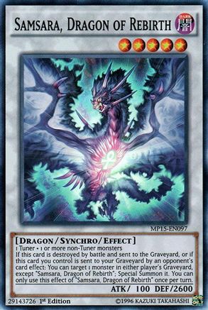 Image of Samsara, Dragon of Rebirth [MP15-EN097] Super Rare