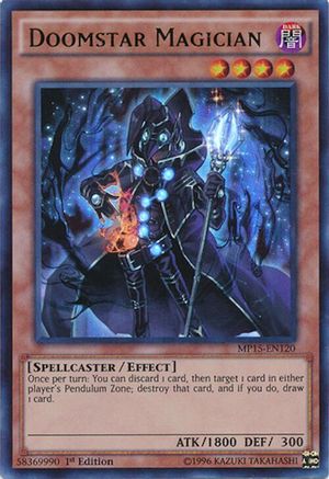 Image of Doomstar Magician [MP15-EN120] Ultra Rare