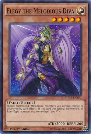 Image of Elegy the Melodious Diva [MP15-EN130] Common