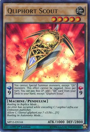 Image of Qliphort Scout [MP15-EN144] Ultra Rare
