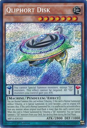Image of Qliphort Disk [MP15-EN145] Secret Rare