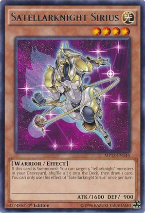 Image of Satellarknight Sirius [MP15-EN146] Rare