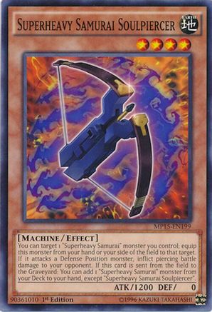Image of Superheavy Samurai Soulpiercer [MP15-EN199] Common