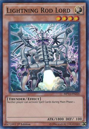 Image of Lightning Rod Lord [MP15-EN216] Super Rare