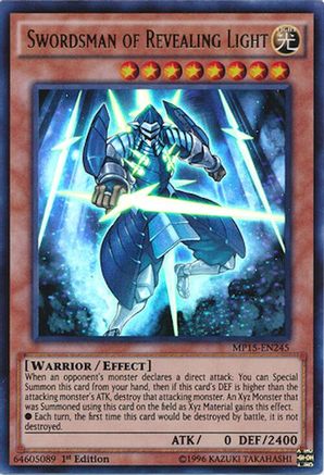 Image of Swordsman of Revealing Light [MP15-EN245] Ultra Rare