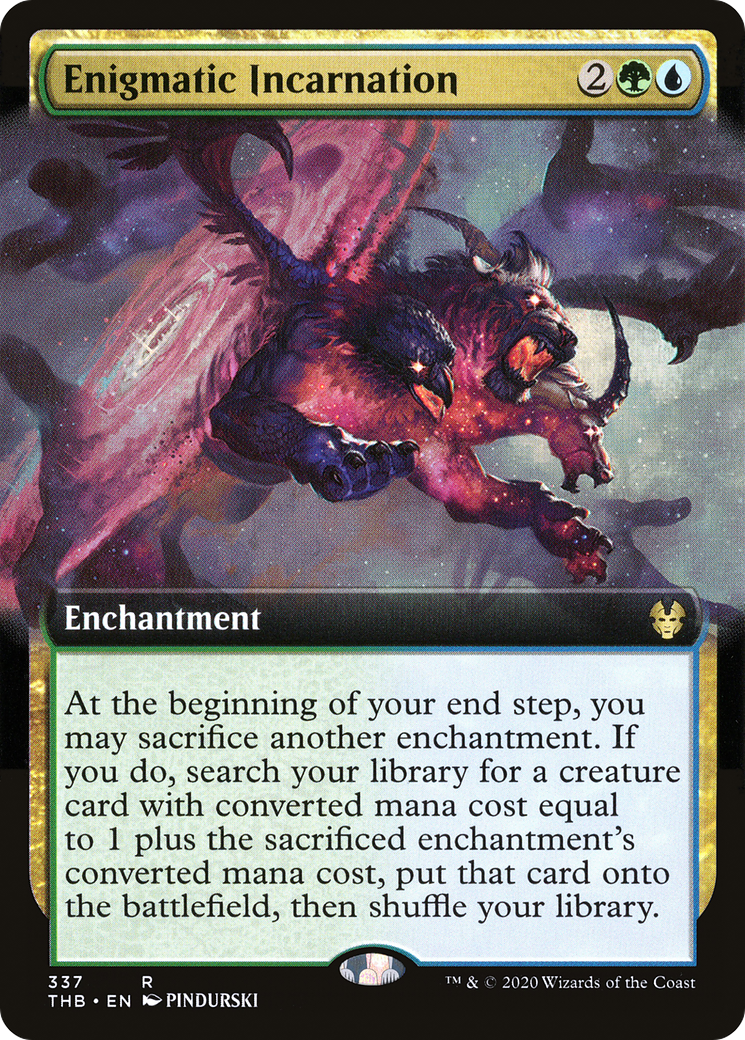 Image of Enigmatic Incarnation (Extended Art) [Theros Beyond Death]