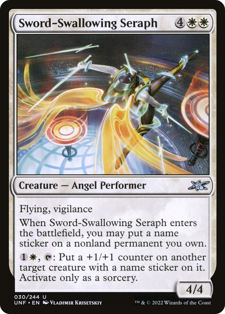 Image of Sword-Swallowing Seraph [Unfinity]