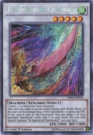 Image of Hi-Speedroid Chanbara [HSRD-EN010] Secret Rare