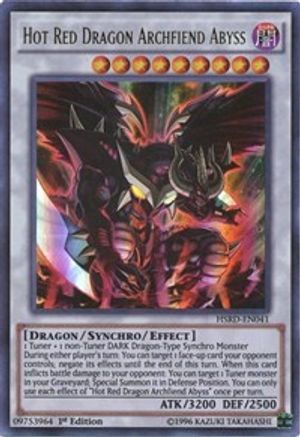 Image of Hot Red Dragon Archfiend Abyss [HSRD-EN041] Ultra Rare