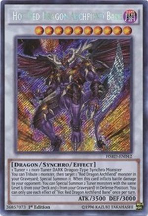 Image of Hot Red Dragon Archfiend Bane [HSRD-EN042] Secret Rare