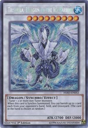 Image of Trishula, Dragon of the Ice Barrier [HSRD-EN052] Secret Rare