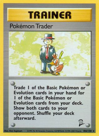 Image of Pokemon Trader (106/130) [Base Set 2]