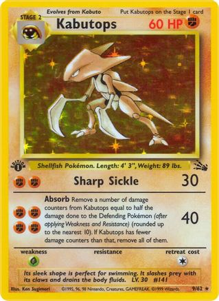 Image of Kabutops (9/62) [Fossil 1st Edition]