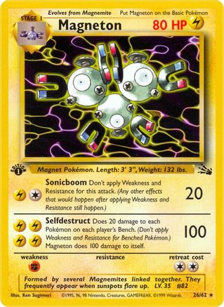 Image of Magneton (26/62) [Fossil 1st Edition]
