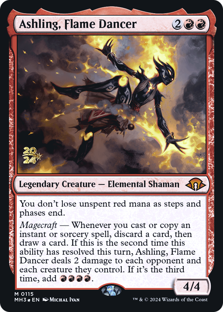 Image of Ashling, Flame Dancer [Modern Horizons 3 Prerelease Promos]