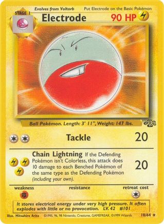 Image of Electrode (18/64) [Jungle 1st Edition]