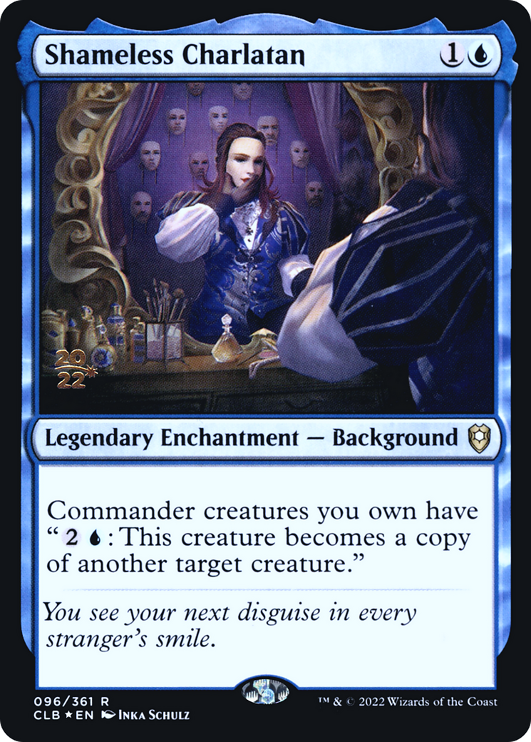 Image of Shameless Charlatan [Commander Legends: Battle for Baldur's Gate Prerelease Promos]