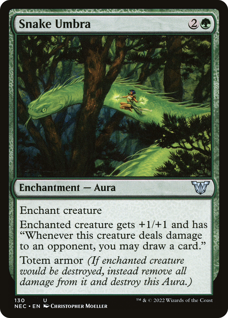 Image of Snake Umbra [Kamigawa: Neon Dynasty Commander]