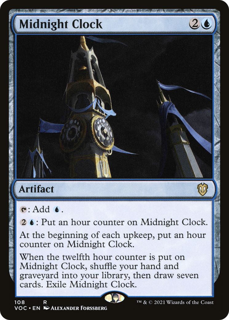Image of Midnight Clock [Innistrad: Crimson Vow Commander]