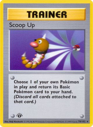 Image of Scoop Up (78/102) (Shadowless) [Base Set 1st Edition]
