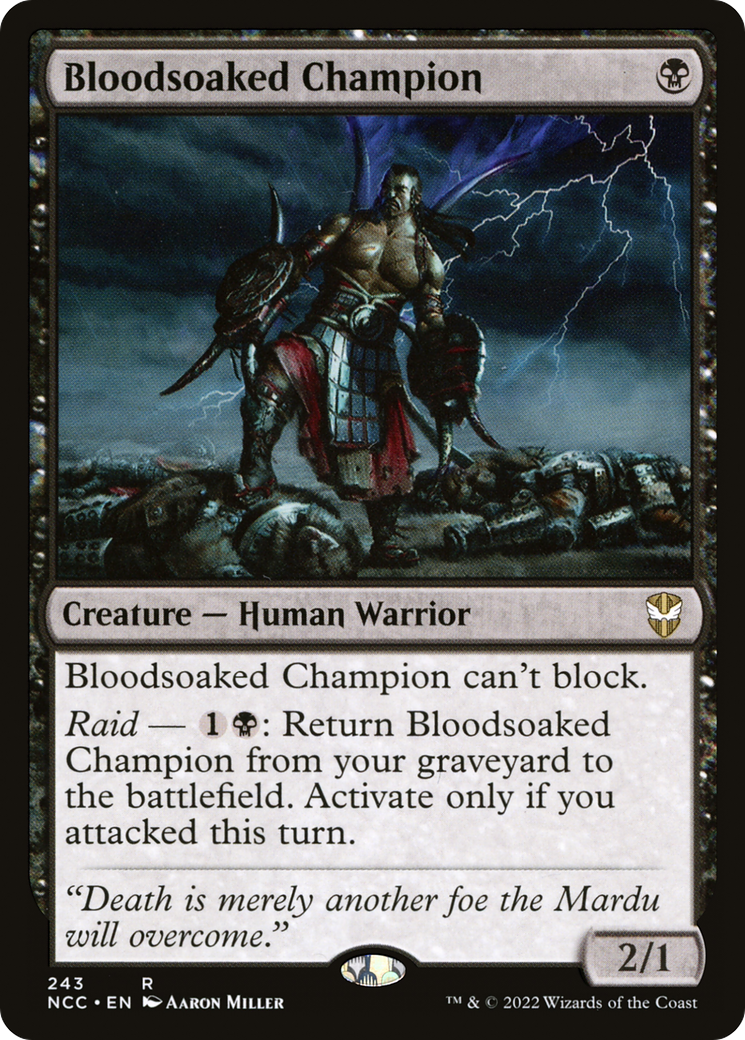 Image of Bloodsoaked Champion [Streets of New Capenna Commander]