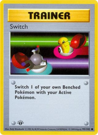 Image of Switch (95/102) (Shadowless) [Base Set 1st Edition]