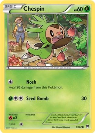 Image of Chespin (7/162) [XY: BREAKthrough]