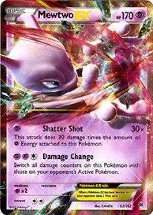 Image of Mewtwo EX (62/162) [XY: BREAKthrough]