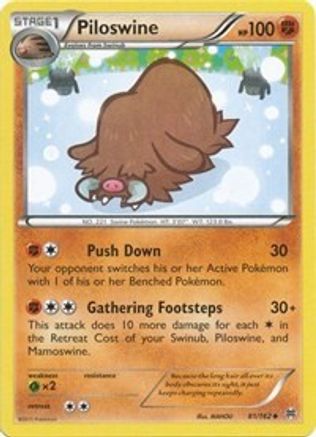 Image of Piloswine (81/162) [XY: BREAKthrough]